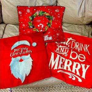 18”x18” Christmas pillow covers